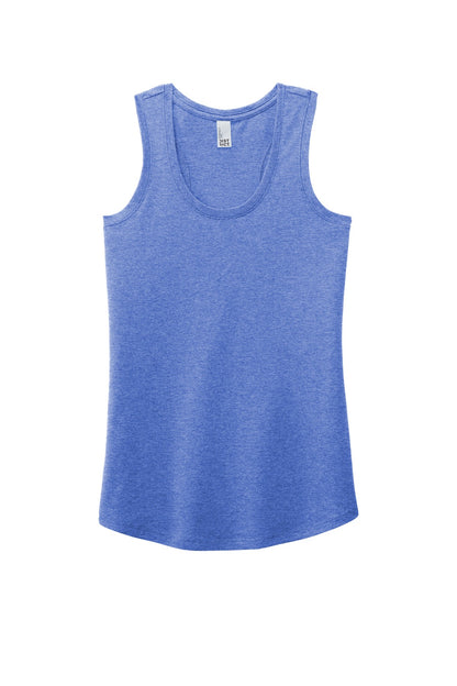 District Women's Perfect Tri Racerback Tank DM138L Royal Frost