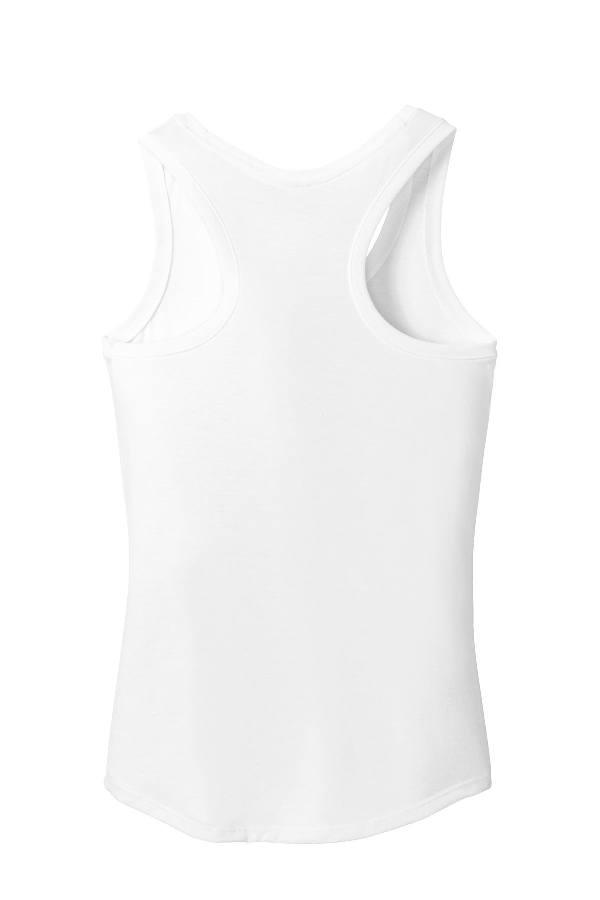 District Women's Perfect Tri Racerback Tank DM138L White