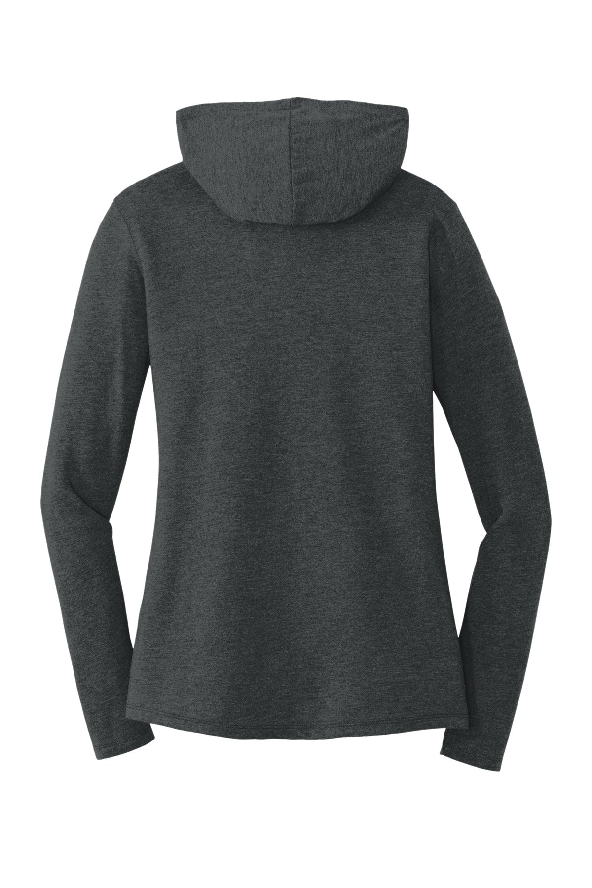 District Women's Perfect Tri Long Sleeve Hoodie DM139L Black Frost
