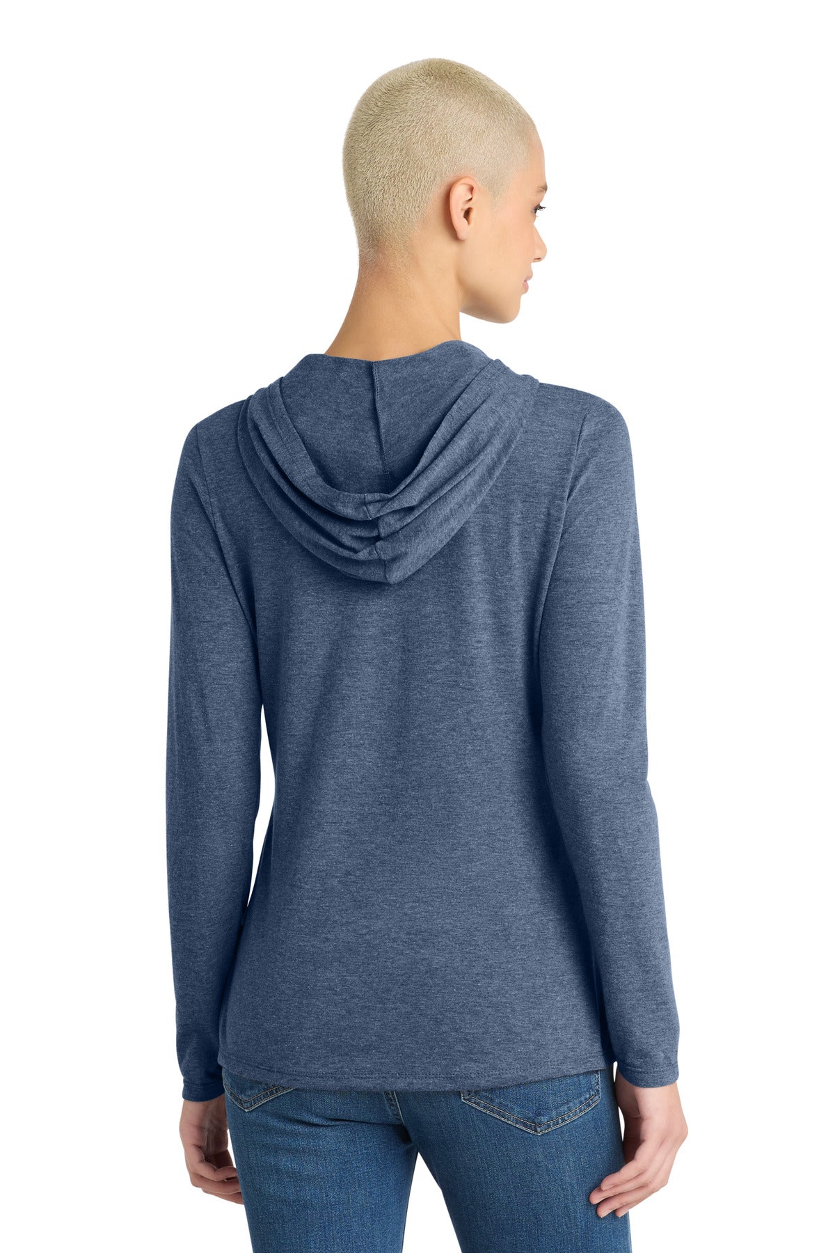 District Women's Perfect Tri Long Sleeve Hoodie image 2