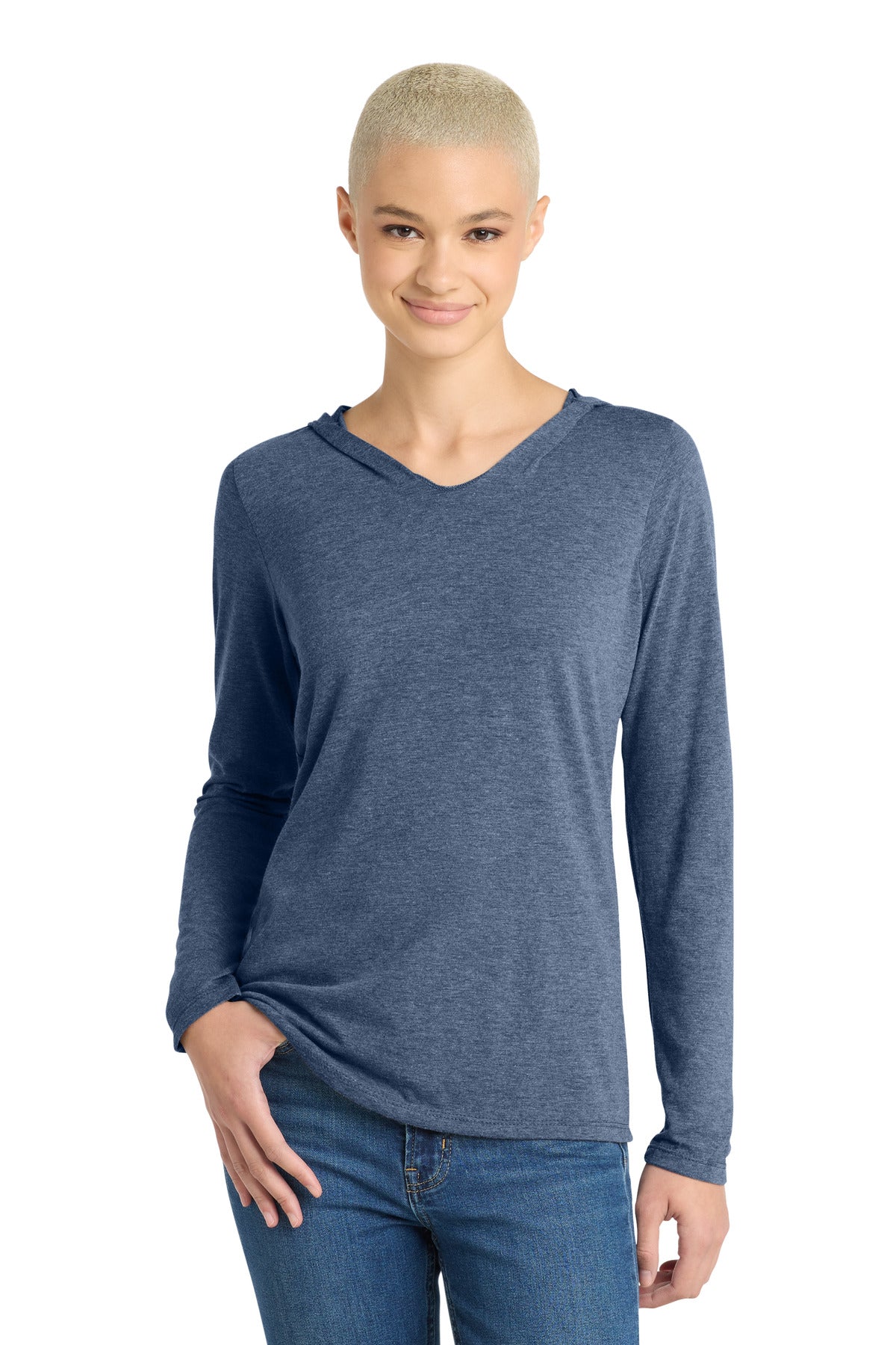 District Women's Perfect Tri Long Sleeve Hoodie image 1