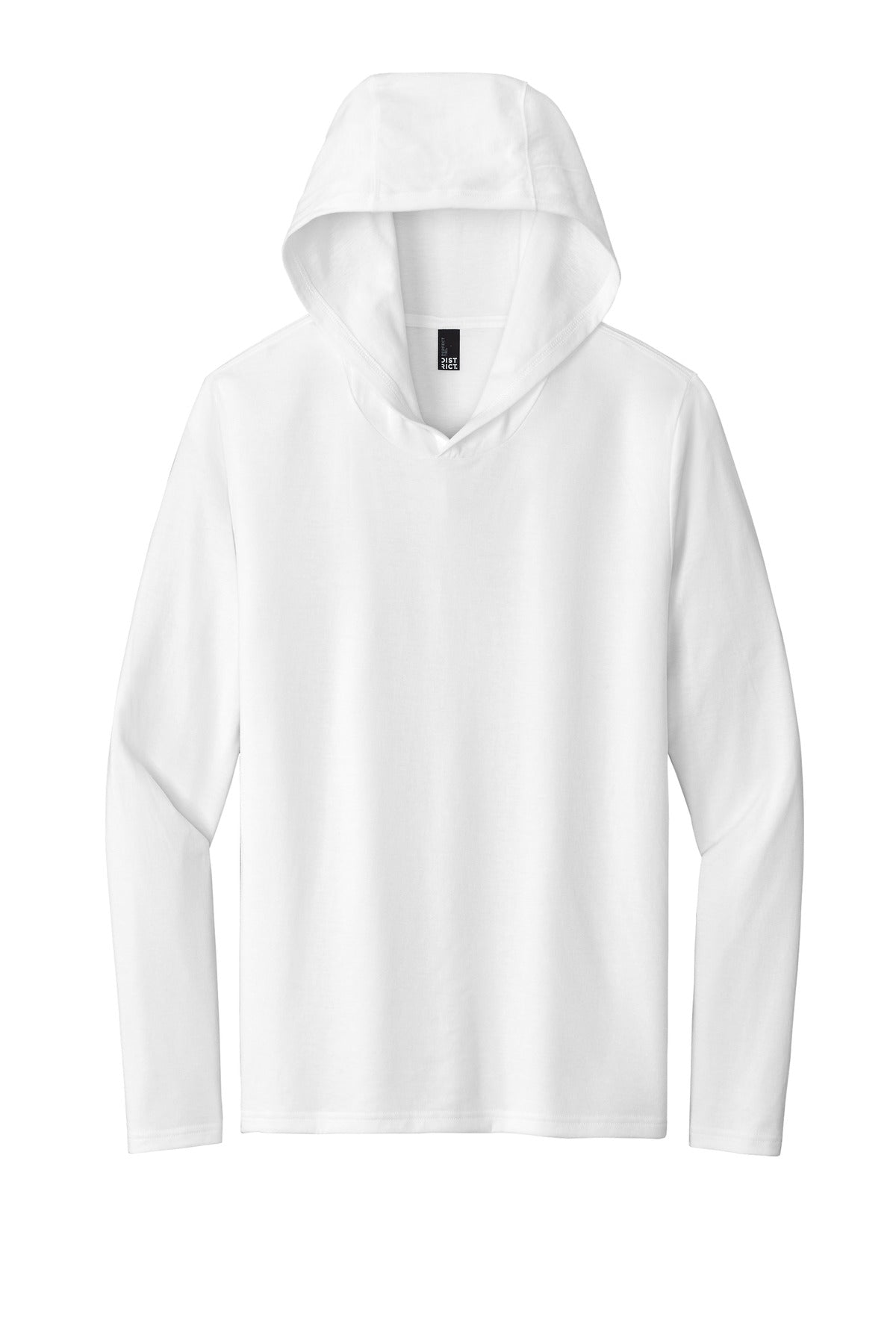 District Perfect Tri Long Sleeve Hoodie DM139 White