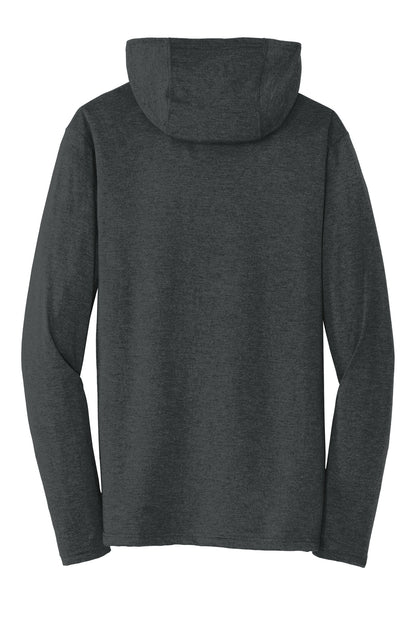 District Perfect Tri Long Sleeve Hoodie DM139 Black Frost