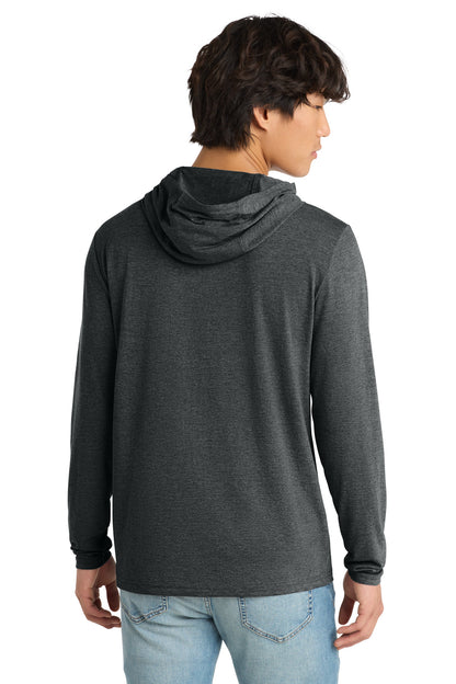 District Perfect Tri Long Sleeve Hoodie DM139 Black Frost