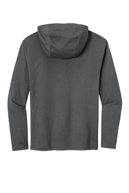 District Perfect Tri Long Sleeve Hoodie DM139 Charcoal