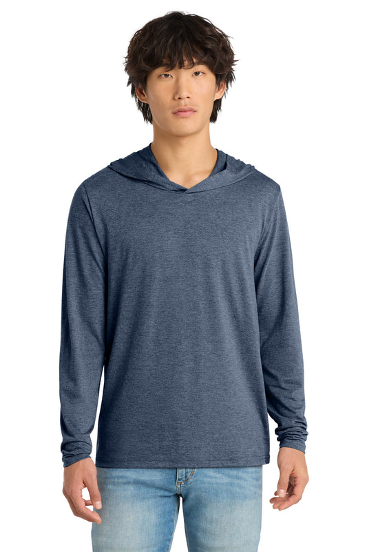 District Perfect Tri Long Sleeve Hoodie DM139 Navy Frost