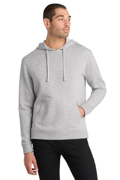 District Lightweight Fleece Hoodie DM391 Heathered Grey