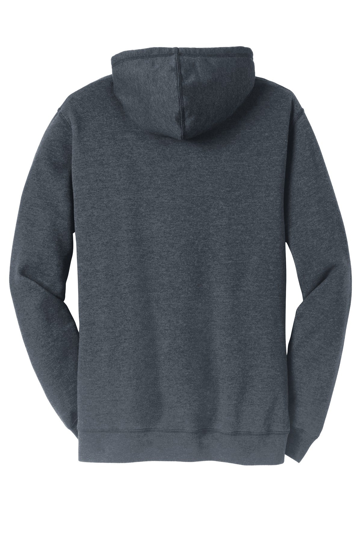 District Lightweight Fleece Hoodie DM391 Heathered Navy