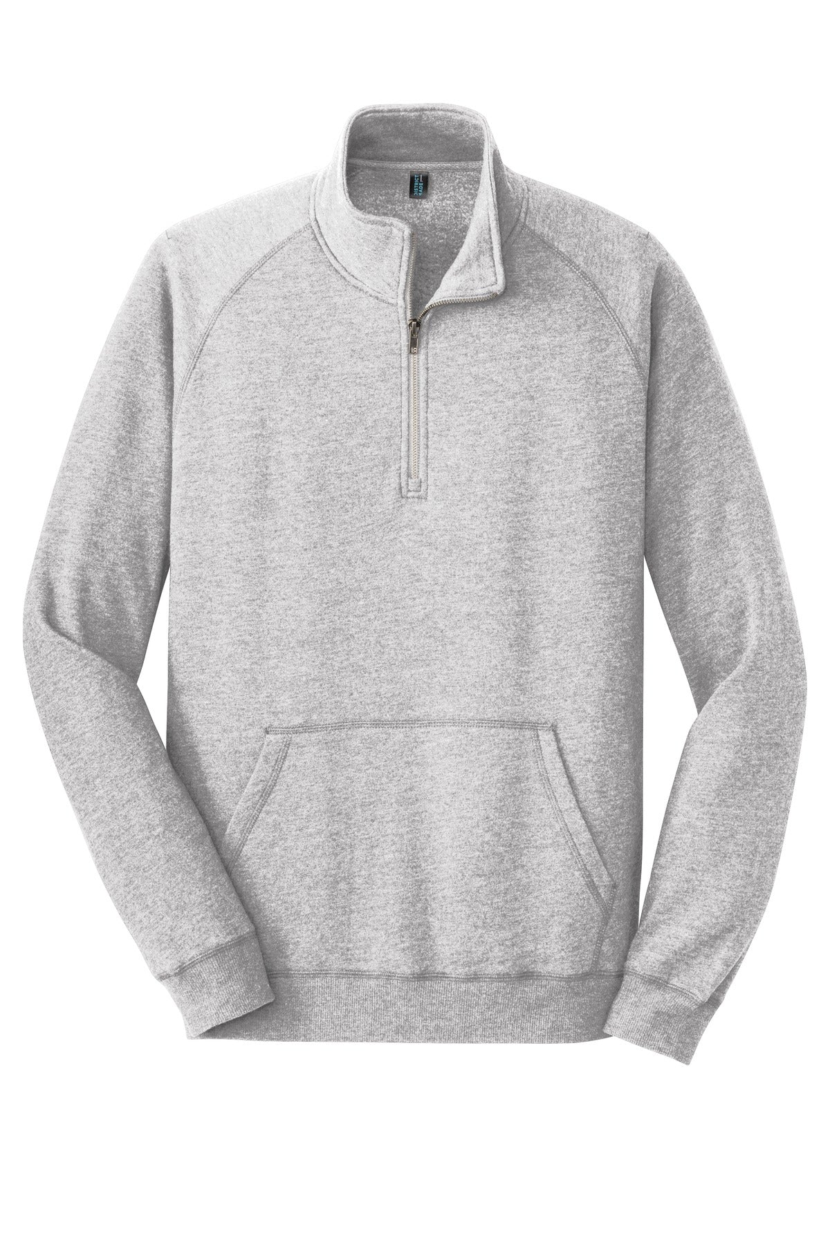 District Lightweight Fleece 1/4-Zip DM392 Heathered Grey