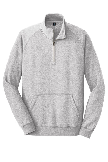 District Lightweight Fleece 1/4-Zip DM392 Heathered Grey