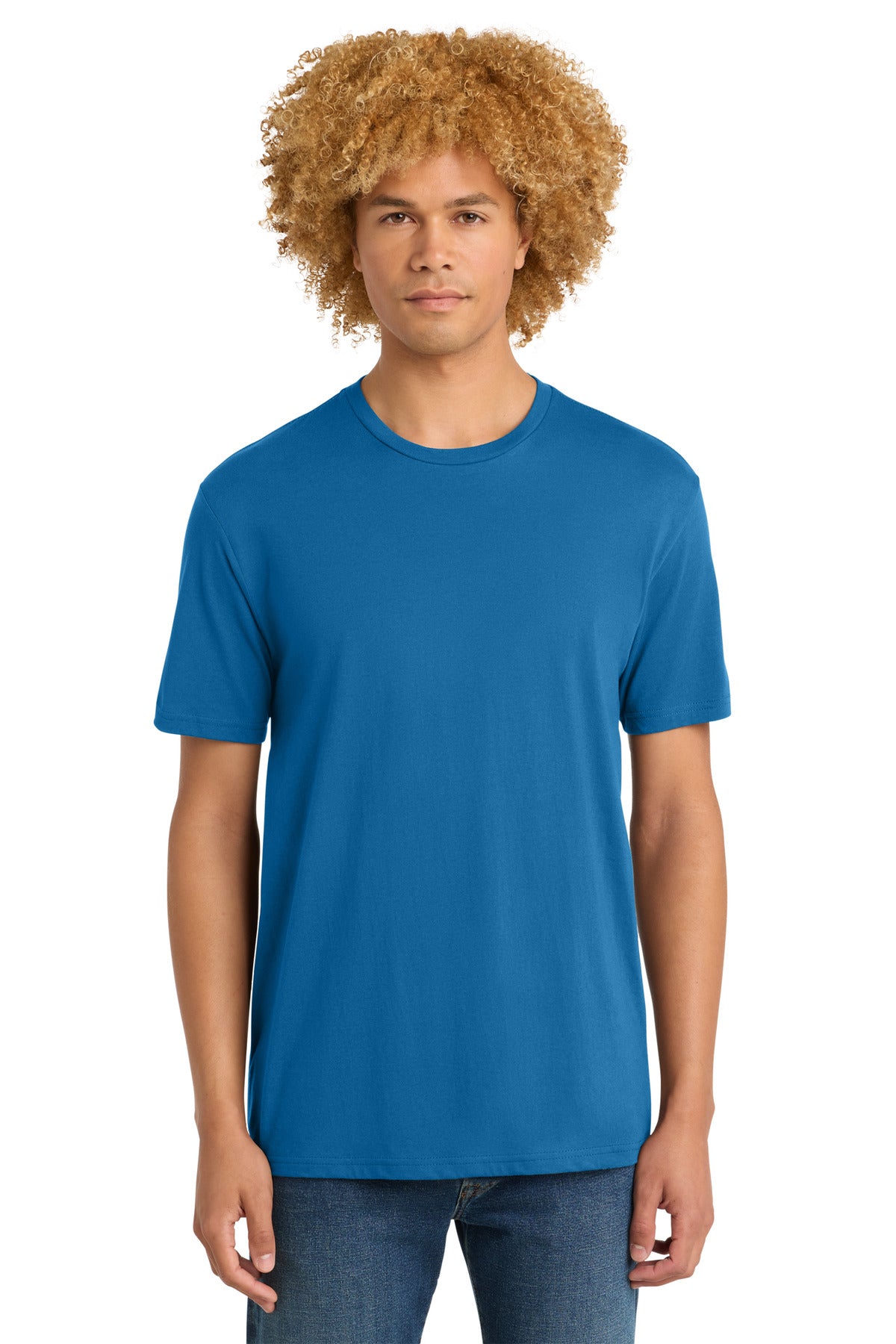 District Perfect Weight Tee DT104 Bright Blue