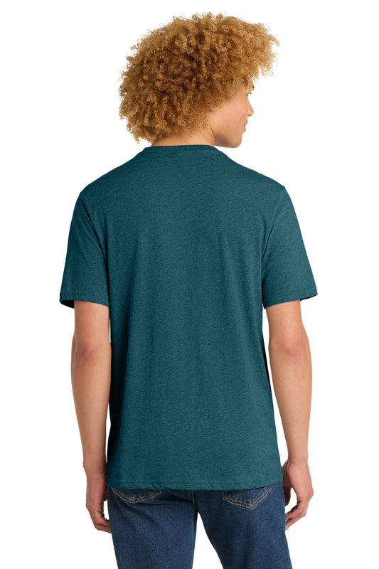 District Perfect Weight Tee DT104 Caribbean Blue Heather