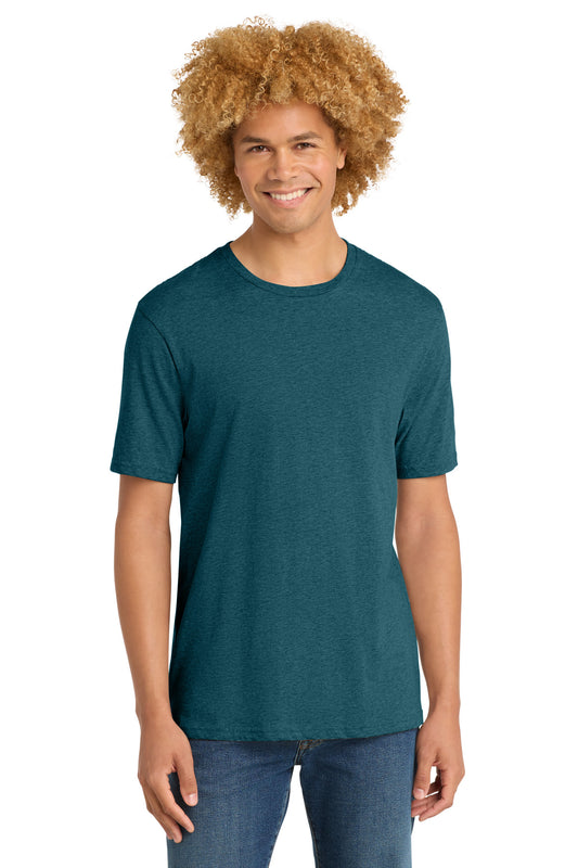 District Perfect Weight Tee DT104 Caribbean Blue Heather