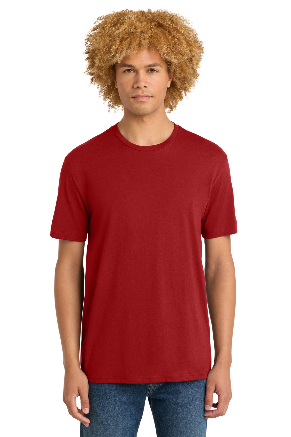District Perfect Weight Tee DT104 Classic Red