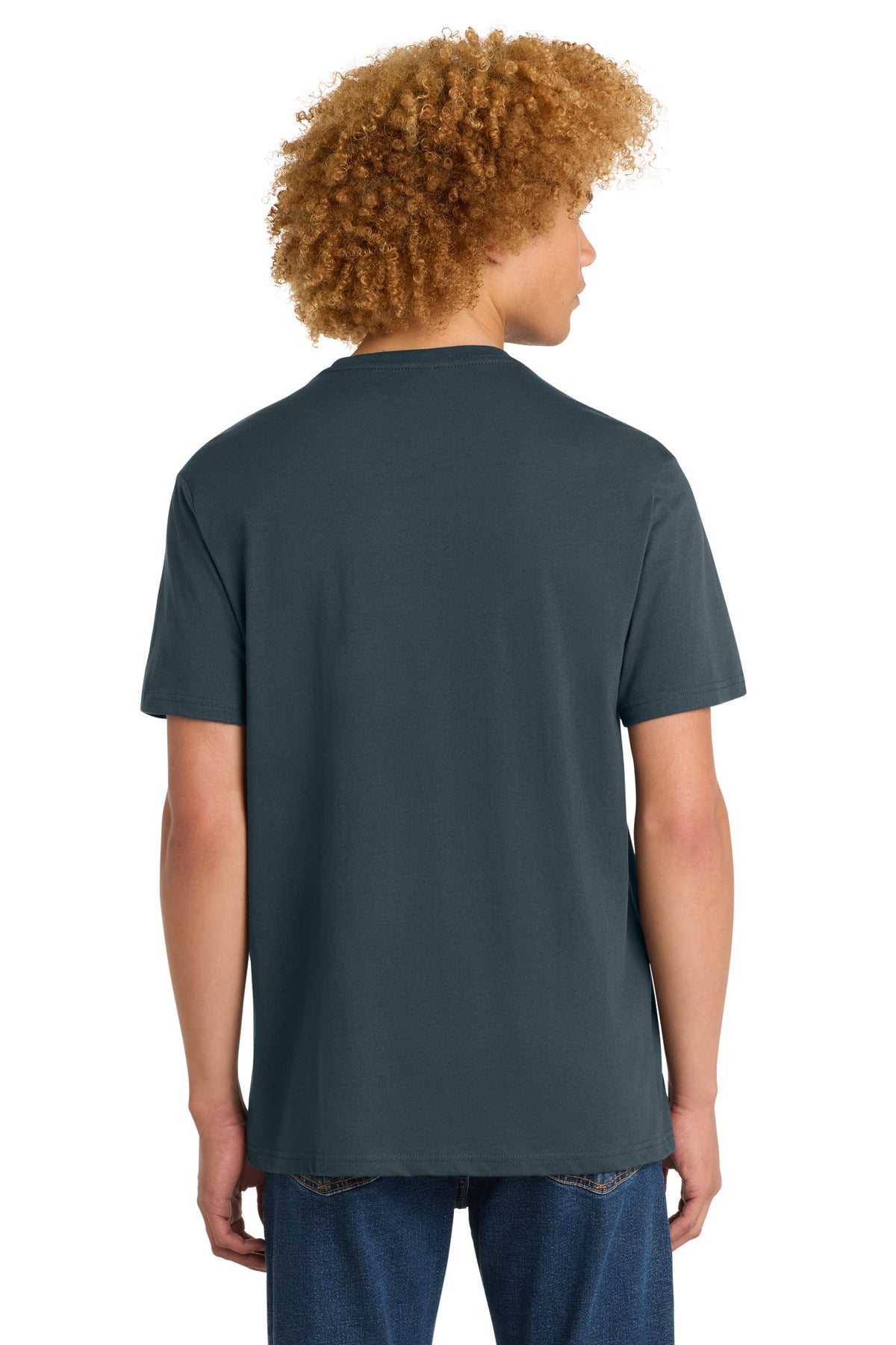District Perfect Weight Tee DT104 Deep Steel Blue