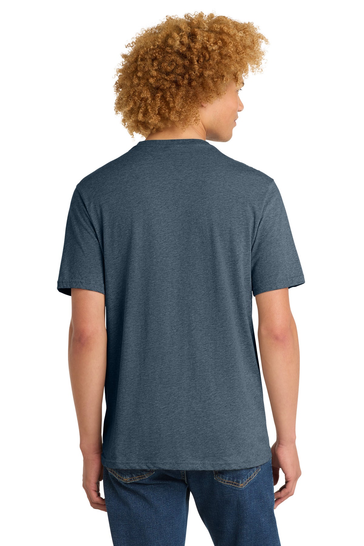 District Perfect Weight Tee DT104 Heathered Navy