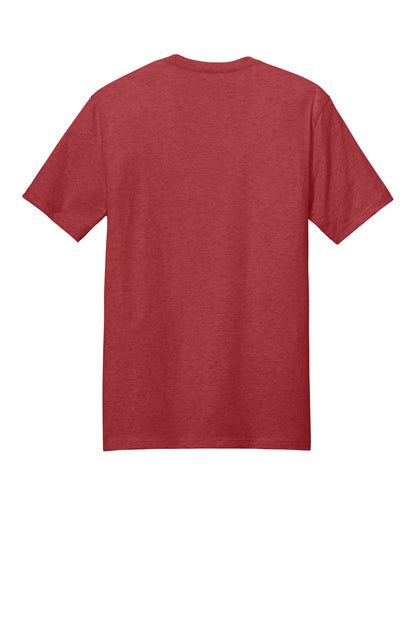 District Perfect Weight Tee DT104 Heathered Red