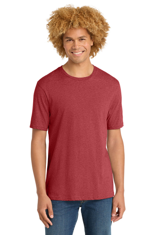 District Perfect Weight Tee DT104 Heathered Red