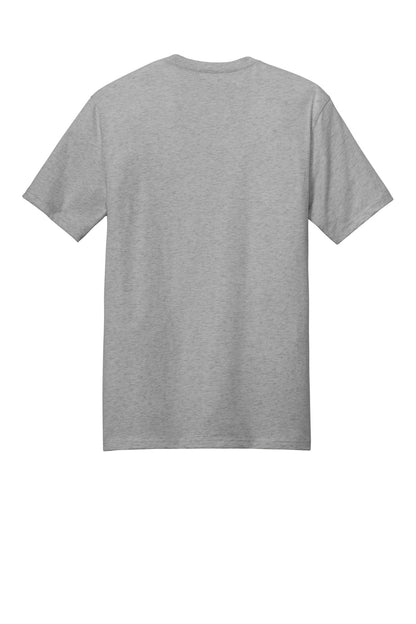 District Perfect Weight Tee DT104 Heathered Steel