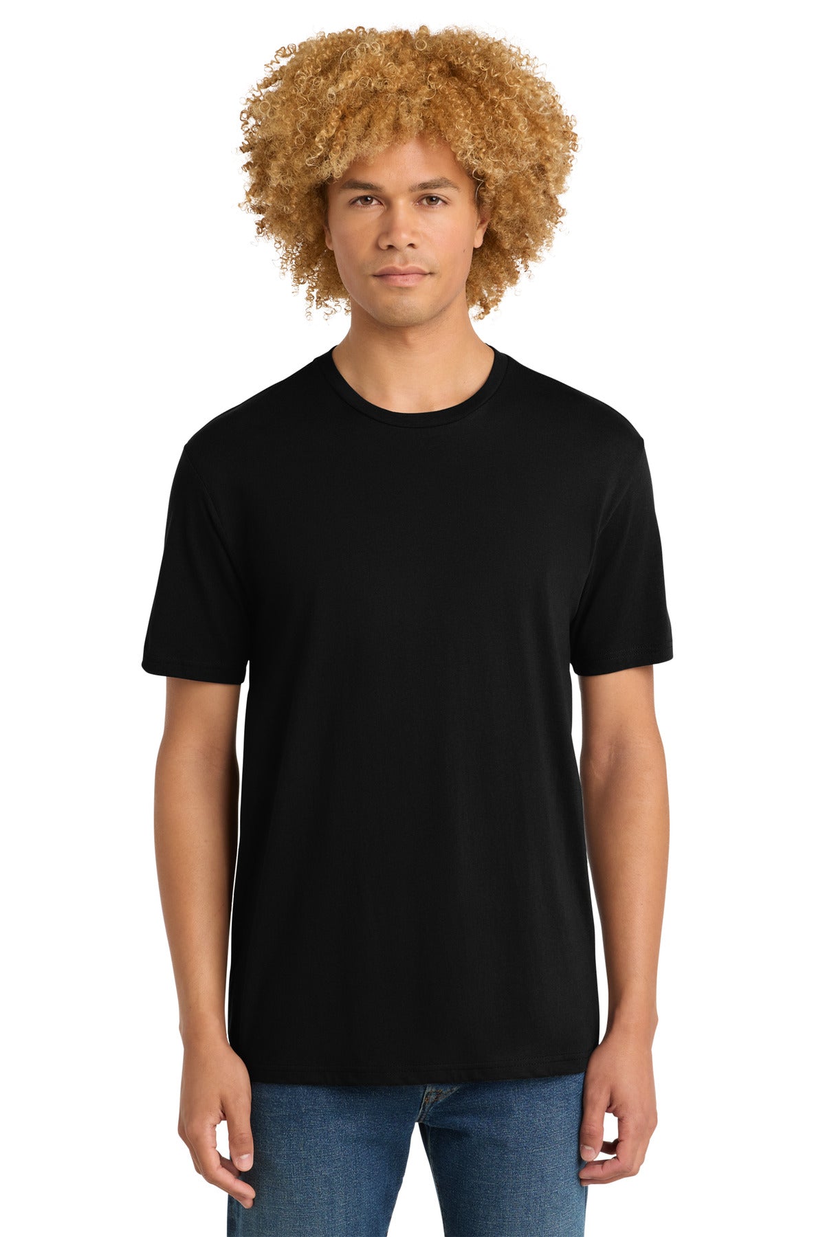 District Perfect Weight Tee DT104 Jet Black