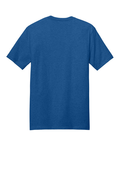 District Perfect Weight Tee DT104 Royal Blue Heather