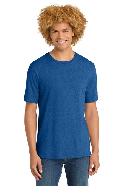 District Perfect Weight Tee DT104 Royal Blue Heather