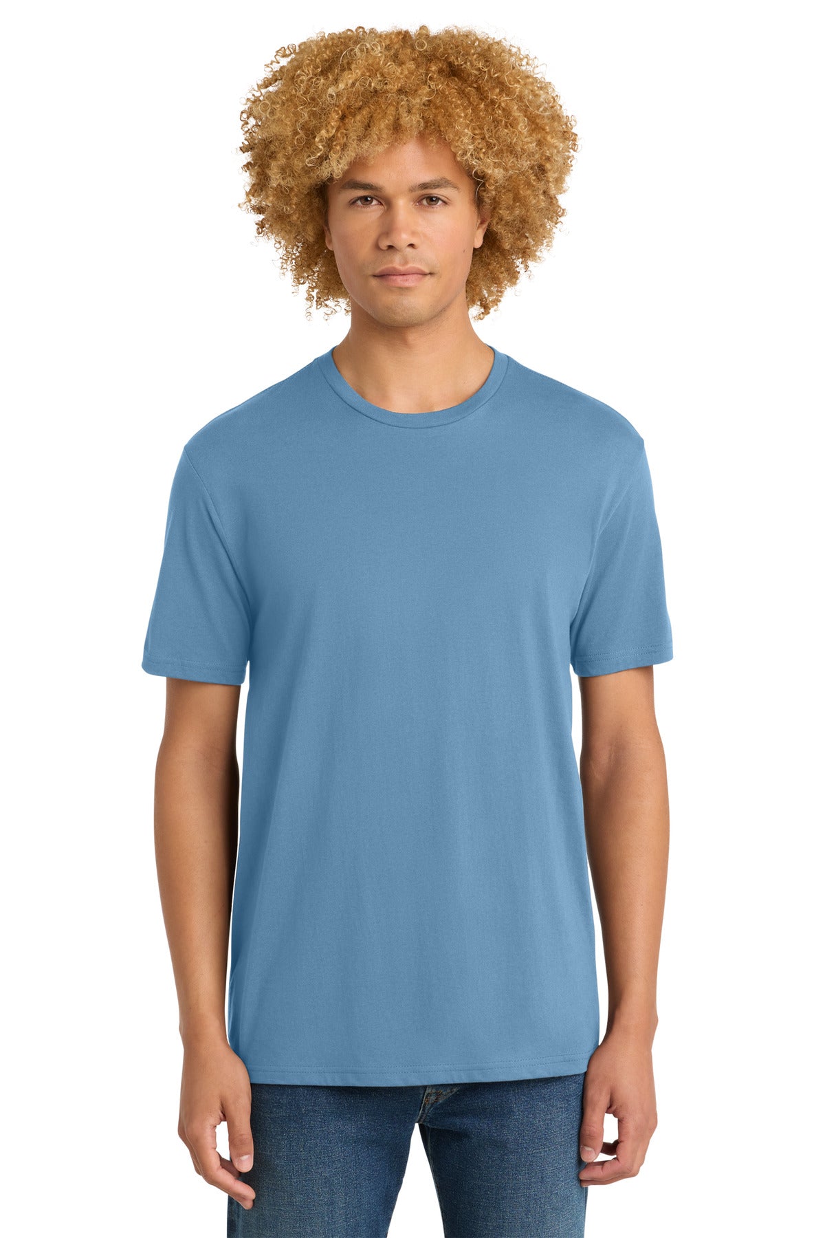 District Perfect Weight Tee DT104 Tundra Blue