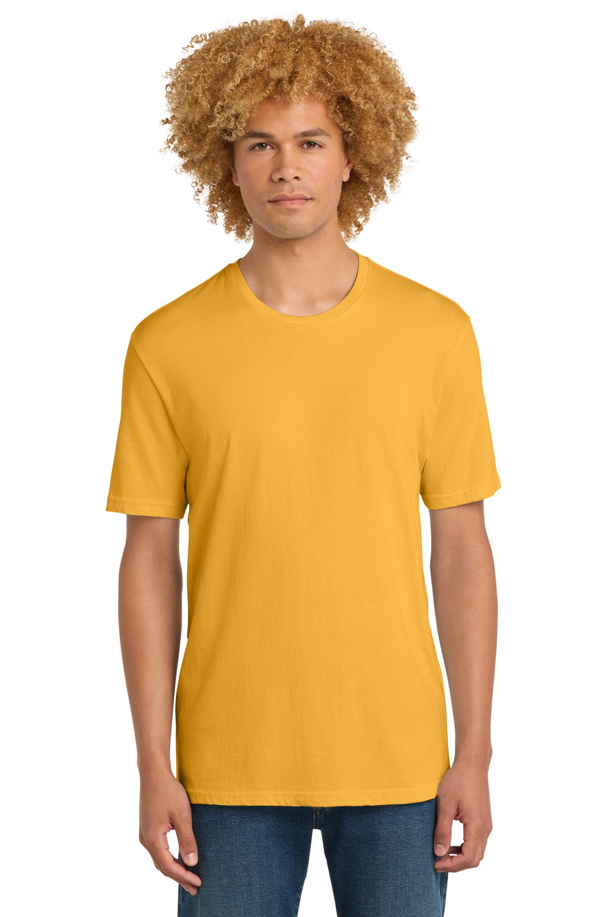 District Perfect Weight Tee DT104 Warm Gold