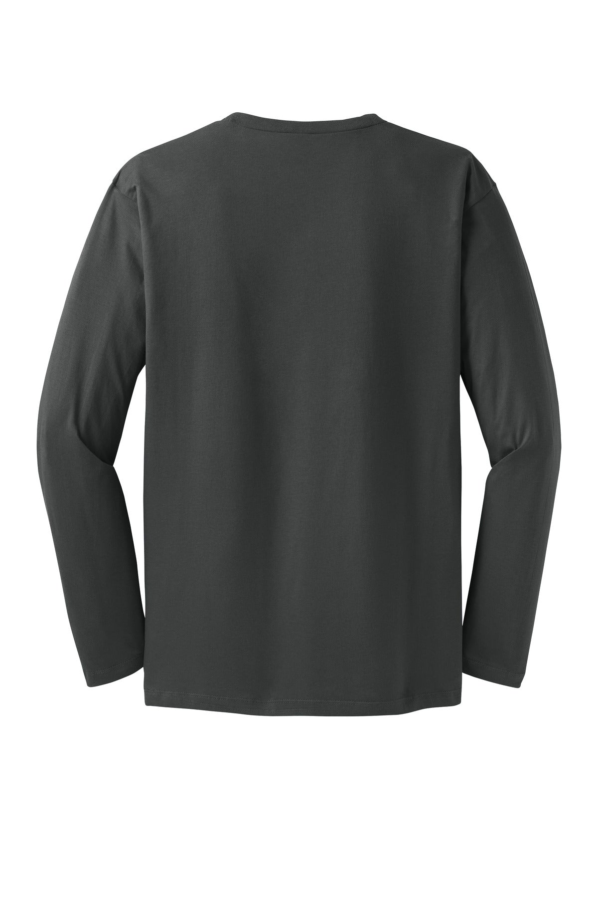 District Perfect Weight Long Sleeve Tee DT105 Charcoal