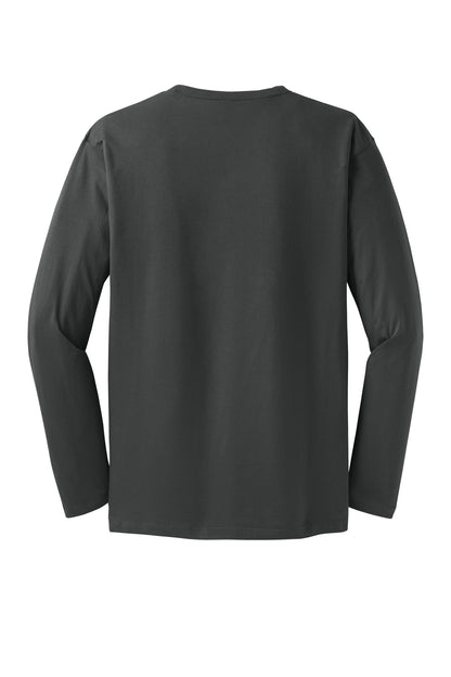 District Perfect Weight Long Sleeve Tee DT105 Charcoal