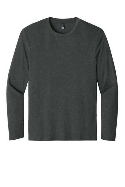 District Perfect Weight Long Sleeve Tee DT105 Heathered Charcoal