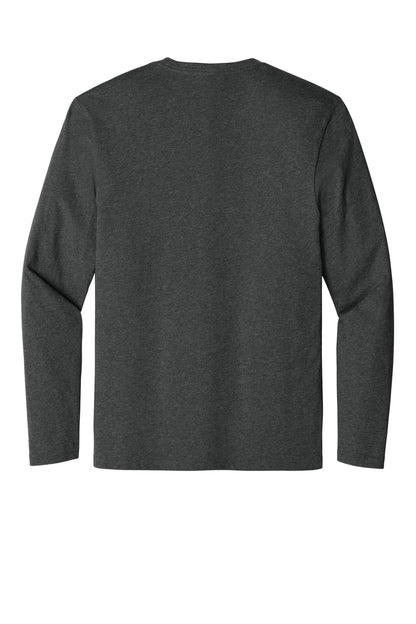 District Perfect Weight Long Sleeve Tee DT105 Heathered Charcoal