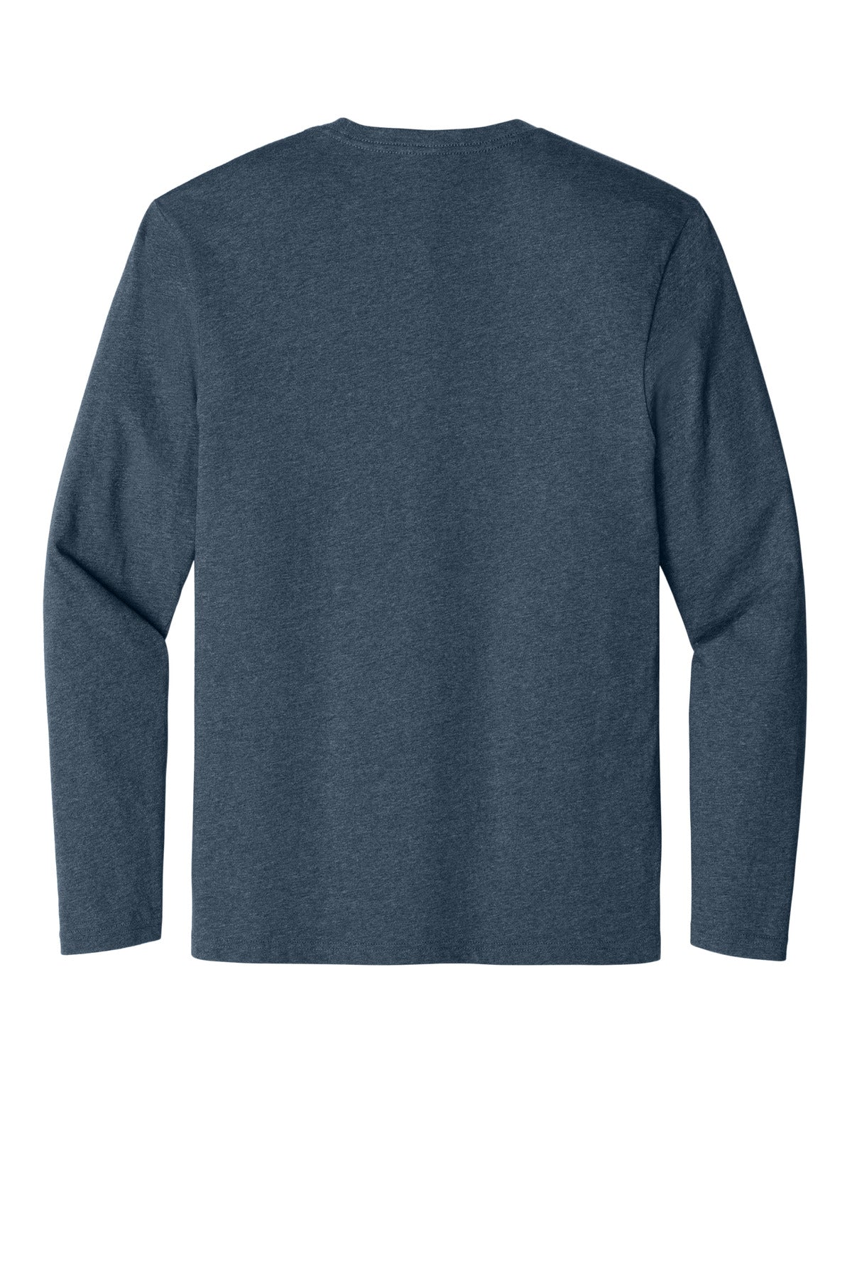 District Perfect Weight Long Sleeve Tee DT105 Heathered Navy