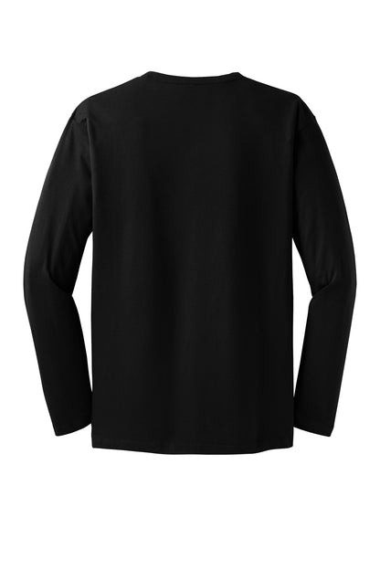 District Perfect Weight Long Sleeve Tee DT105 Jet Black