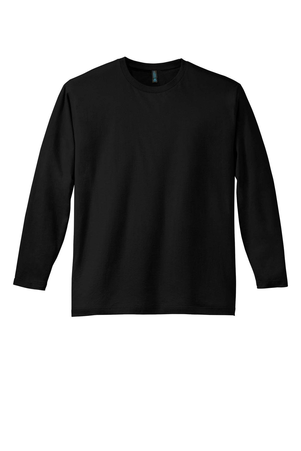 District Perfect Weight Long Sleeve Tee DT105 Jet Black