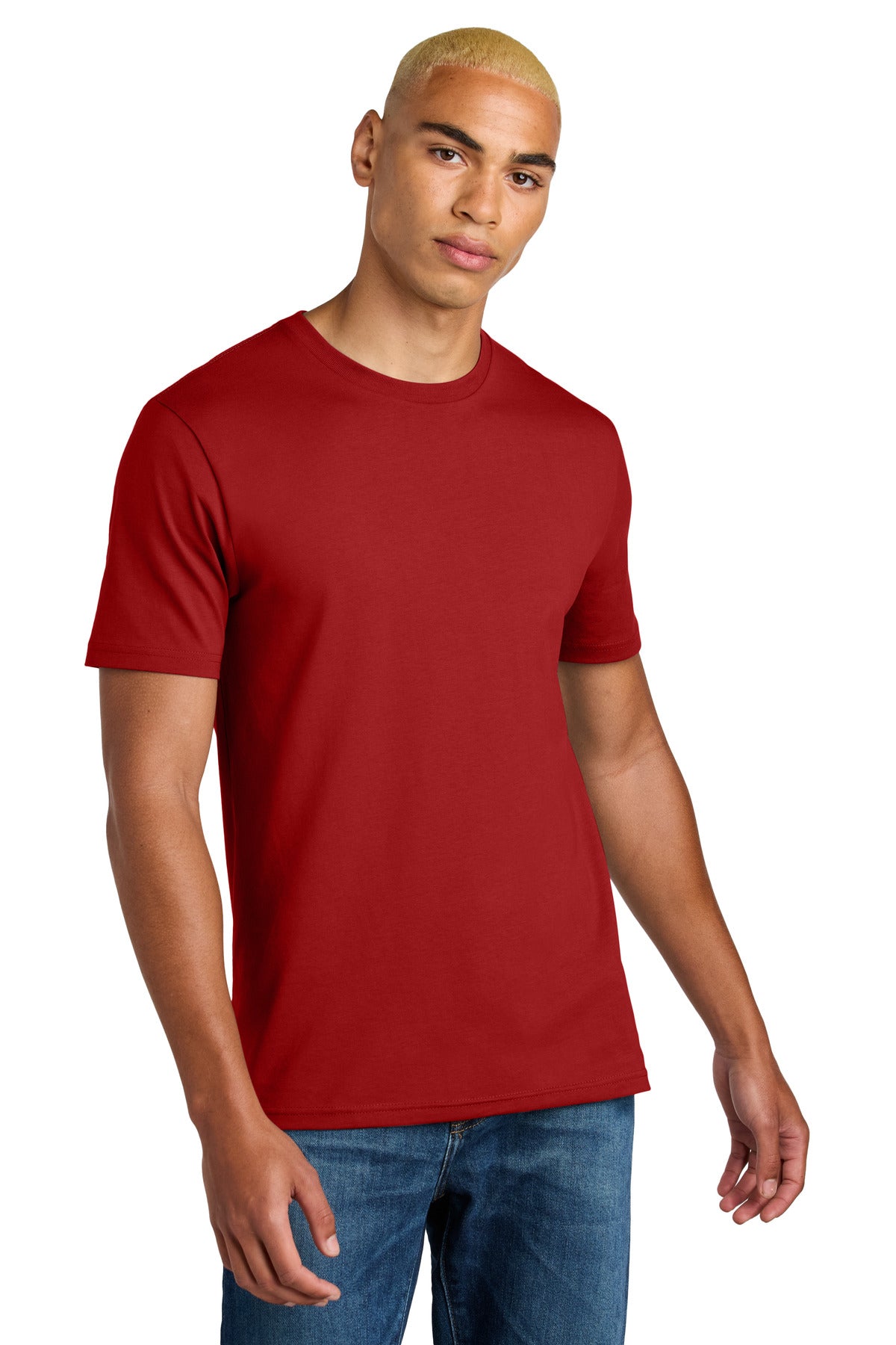 District Perfect Weight Icon Tee DT106 Classic Red