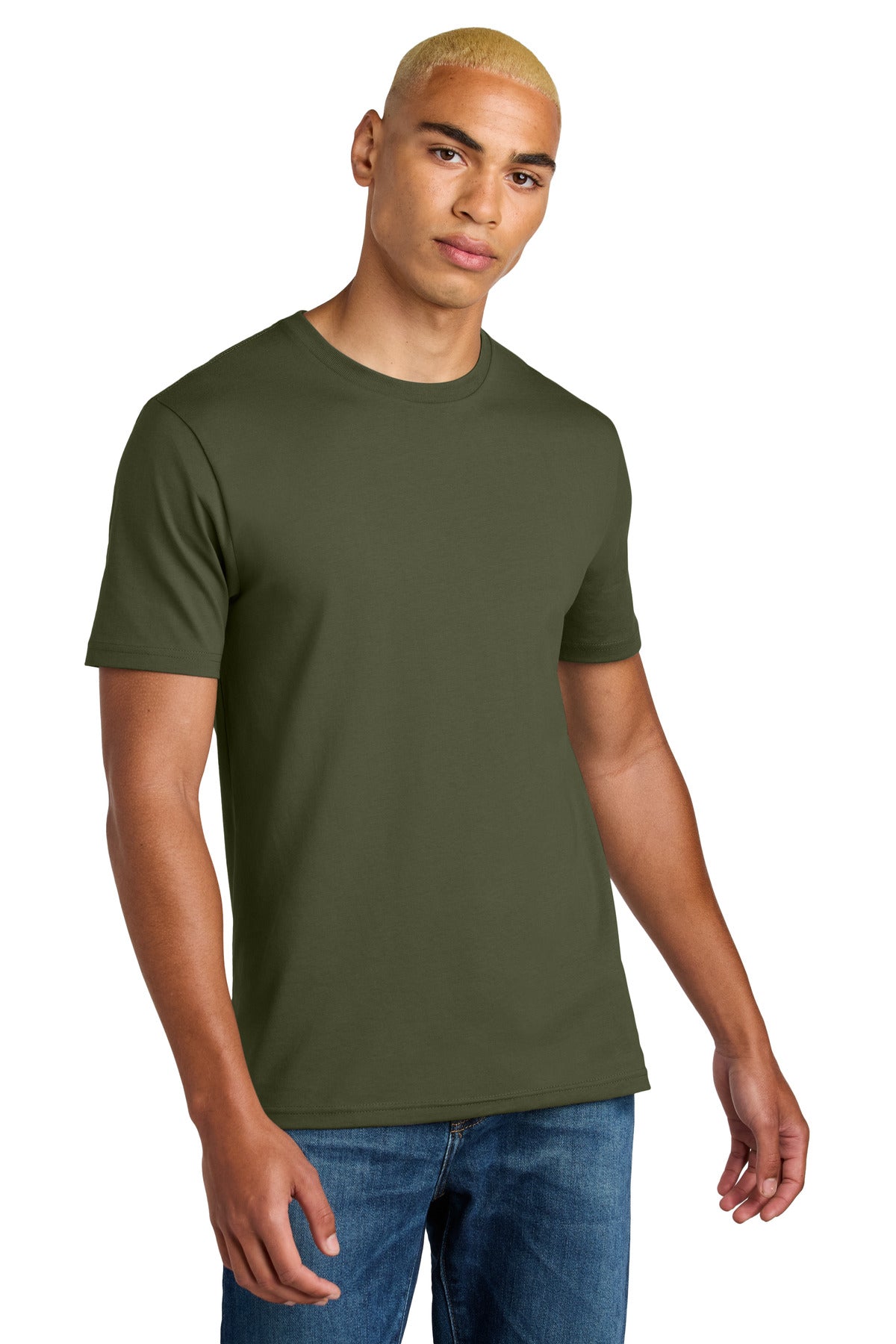 District Perfect Weight Icon Tee DT106 Military Green