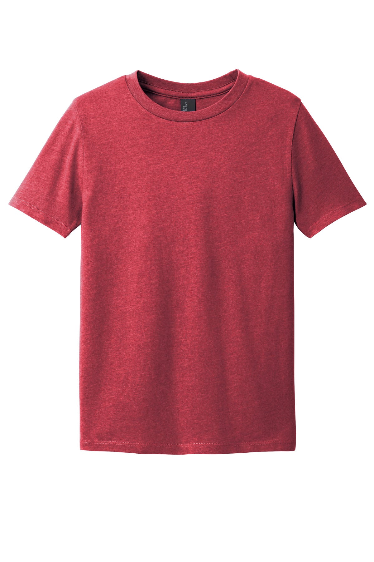 District Youth Perfect Blend CVC Tee DT108Y Heathered Red