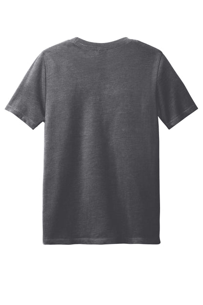 District Youth Perfect Blend CVC Tee DT108Y Heathered Charcoal
