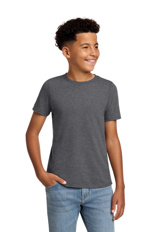 District Youth Perfect Blend CVC Tee DT108Y Heathered Charcoal