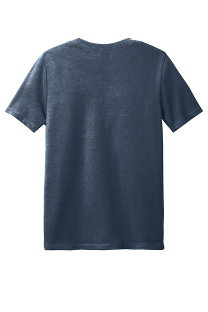 District Youth Perfect Blend CVC Tee DT108Y Heathered Navy