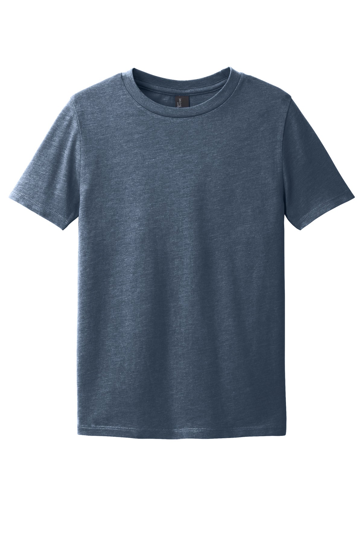 District Youth Perfect Blend CVC Tee DT108Y Heathered Navy