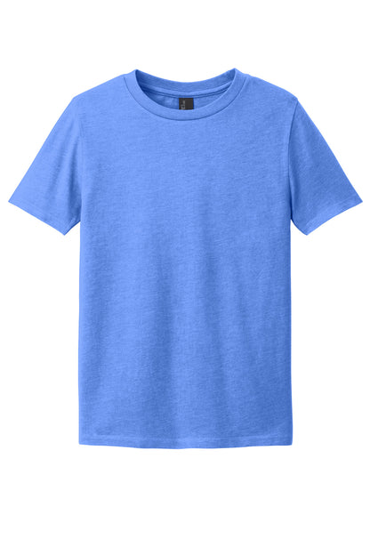 District Youth Perfect Blend CVC Tee DT108Y Heathered Royal