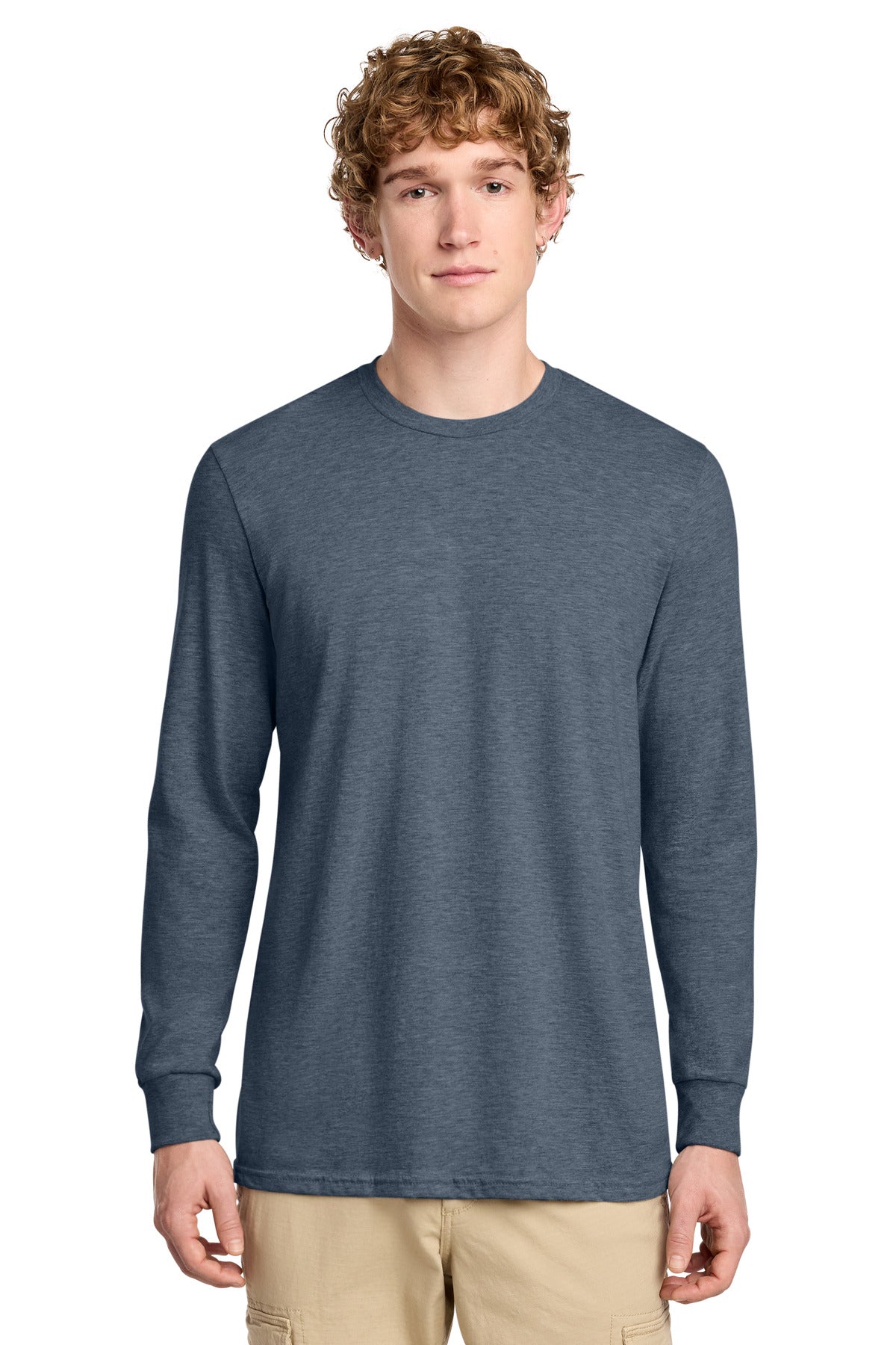 District Perfect Blend CVC Long Sleeve Tee image 1