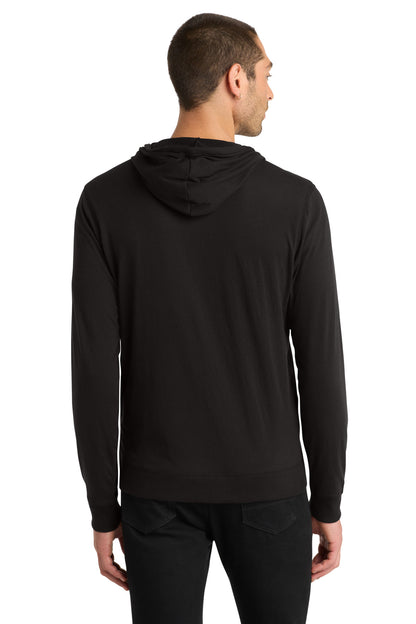 District Jersey Full-Zip Hoodie DT1100 Black