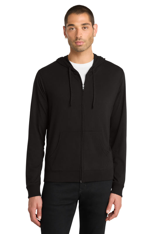 District Jersey Full-Zip Hoodie DT1100 Black