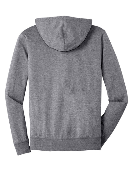 District Jersey Full-Zip Hoodie DT1100 Dark Heather Grey