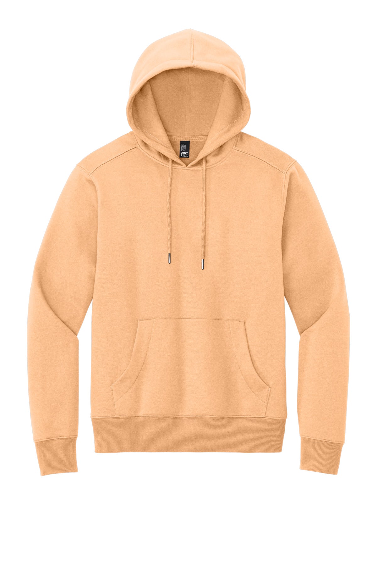District Perfect Weight Fleece Hoodie DT1101 Apricot