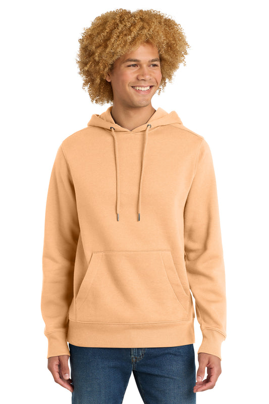 District Perfect Weight Fleece Hoodie DT1101 Apricot