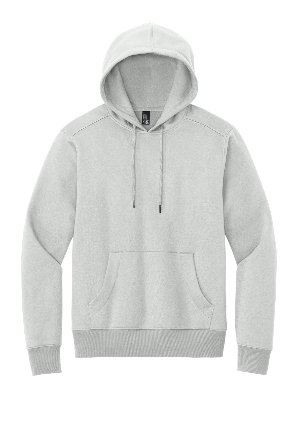 District Perfect Weight Fleece Hoodie DT1101 Ash